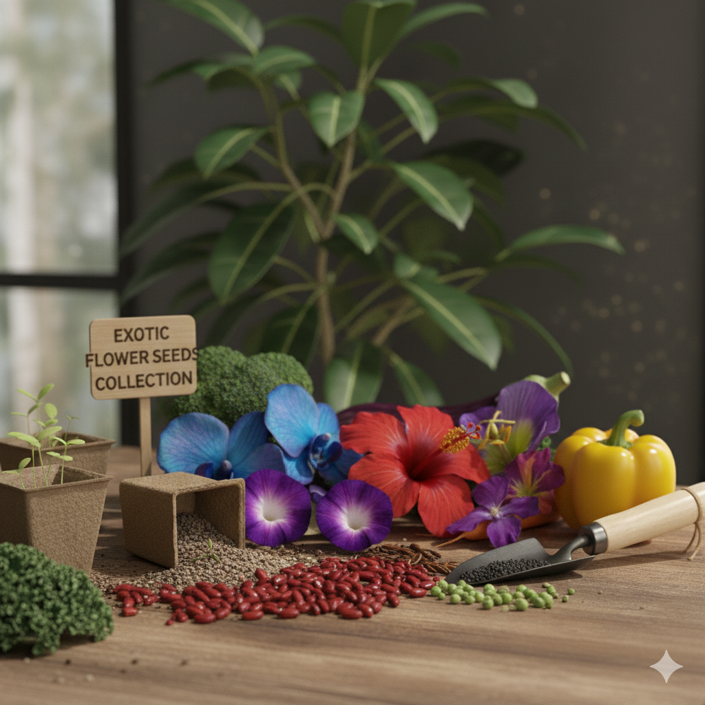 Exotic Flower Seeds Collection